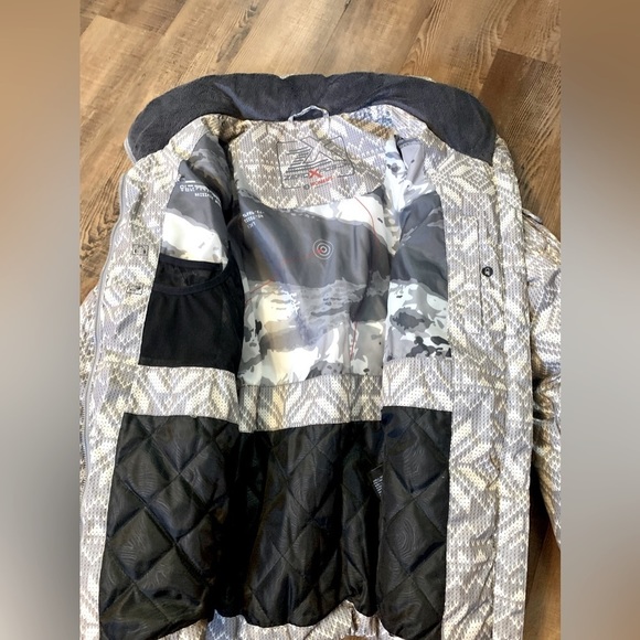 Zeroxposur Women’s Quilted Puffer Coat Gray and White Size Small - Picture 11 of 13